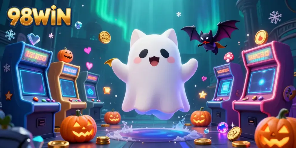 Engage with exciting games at 98WIN, featuring vibrant characters and animated casino experiences.
